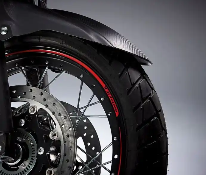 Affaire À Saisir Décor de jante rouge (roue arrière) pour Suzuki V-Strom 1000 BJ. 2017/ V-Strom 1000 BJ. 2014-2016/ V-Strom 65