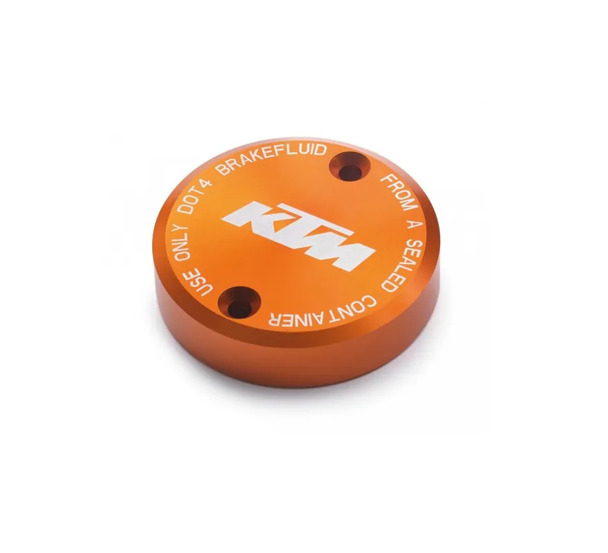 Petit Prix KTM Couvercle de réservoir de compensation de frein CNC Orange