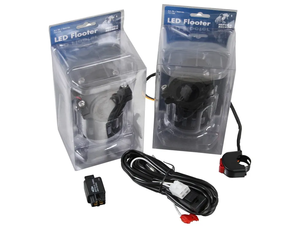 Acheter En Ligne Phares supplémentaires à LED (set) y compris kit de fixation universel pour BMW F 850 GS (année 18-) Original Hepco