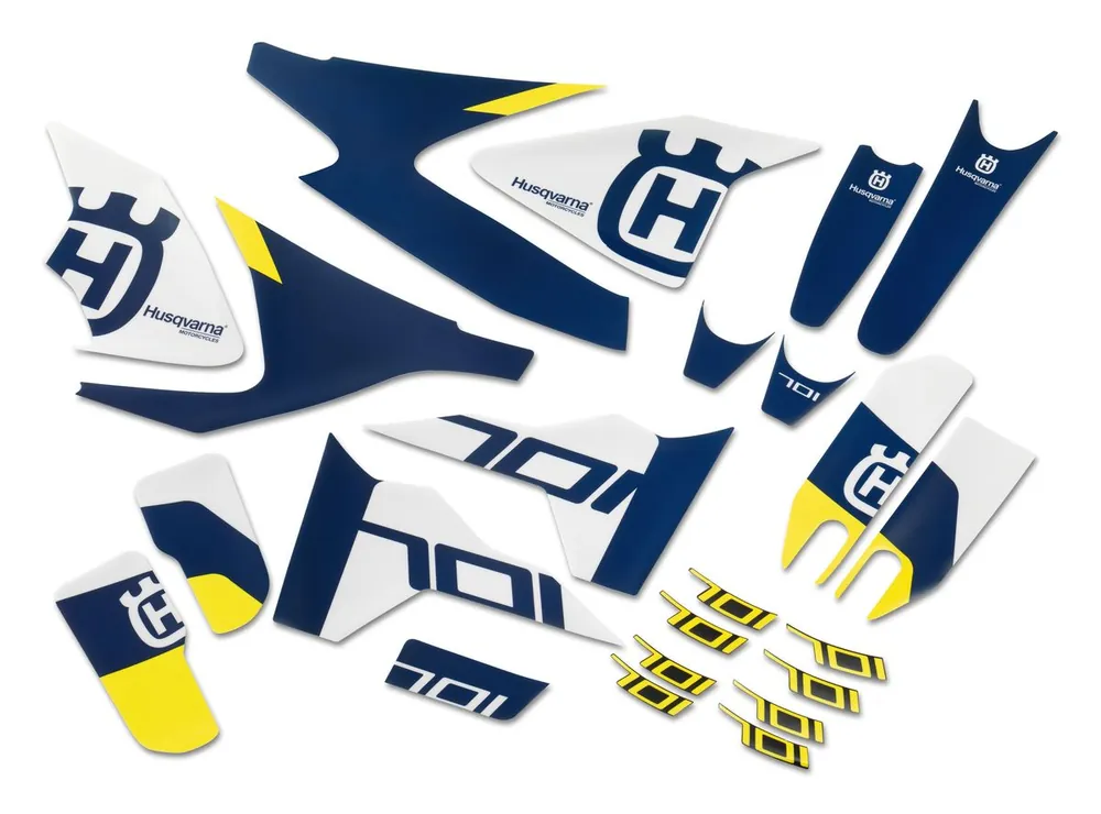 Kit graphique original Style pour Husqvarna FS 701 Supermoto Vente Flash