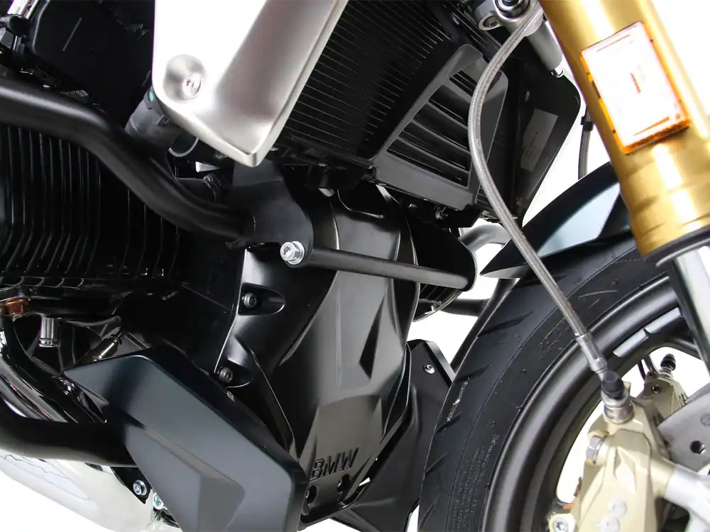 Acheter En Ligne Etrier de renfort pour l&rsquo;arceau de protection du moteur argenté pour BMW R 1250 GS (19-23) Hepco & Becker