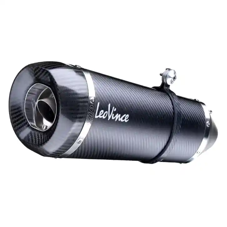Système d&rsquo;échappement LeoVince Factory S, carbone, slip on, Euro 4 pour Kawasaki Z 900 / A2 Prix Cassé