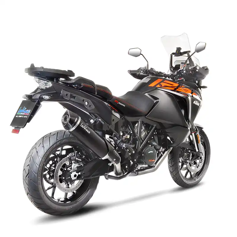 LeoVince Système d&rsquo;échappement SBK Nero Evo 2, acier inoxydable pour KTM Commander Maintenant