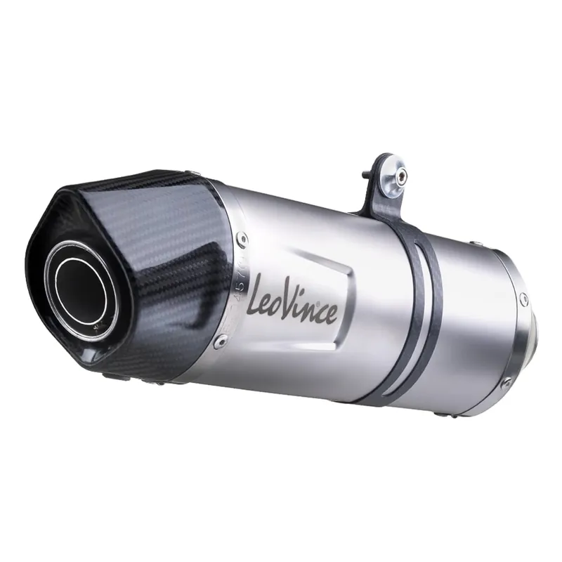 LeoVince Système d&rsquo;échappement complet SBK LV One Evo 2, en acier inoxydable pour Yamaha MT-125 / YZF-R 125 (année 14-16) Prix Promo