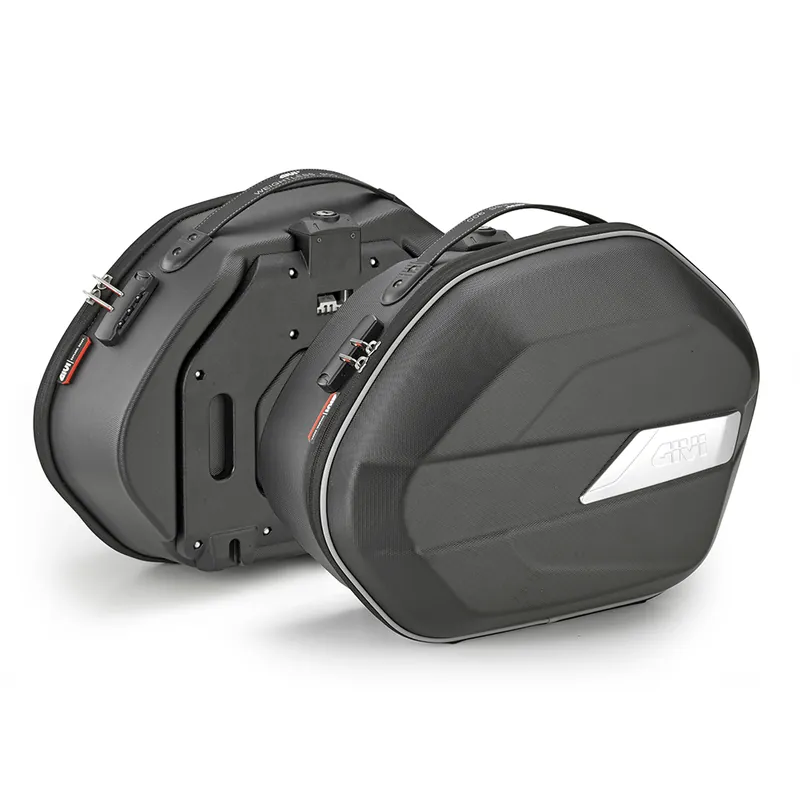 Soldes Weightless 25L Jeu de sacoches latérales MONOKEY semi-rigides d&rsquo;origine Givi