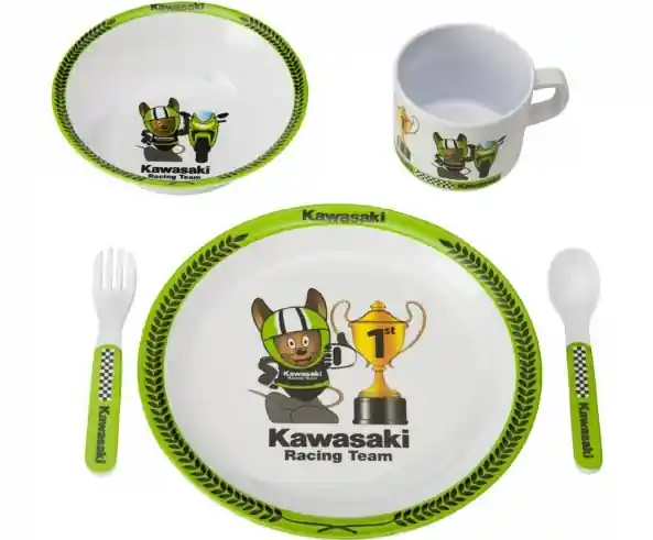 Soldes Set de vaisselle Kawasaki pour enfants