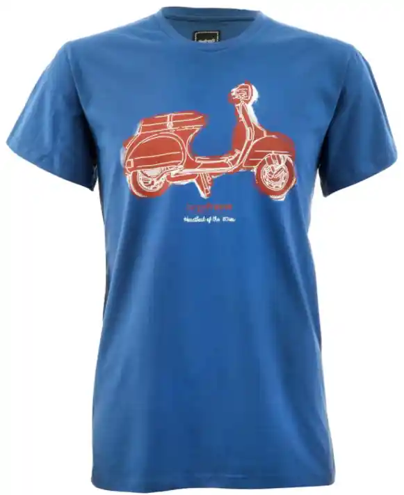 T-Shirt « PX – Heartbeat of the 80&rsquo;s », Herren blau S Vente Directe