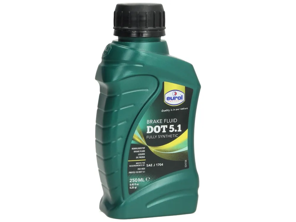 Quantité Limitée Liquide de frein Eurol, DOT 5.1, 0,250 l, SAE J1703 / ISO 4925