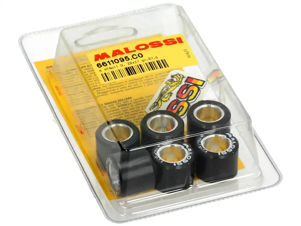 Bon Marché Jeu de galets de variateur Malossi, 20×17 mm, 7,5 g, pièces : 6