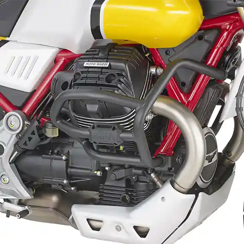 Marque Arceau de sécurité noir pour Moto Guzzi V85 TT (année 19-) Givi