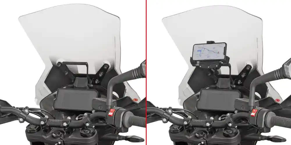 Haute Qualité Support de montage sur pare-brise pour GPS/Smartphone pour KTM 790 Adventure Givi