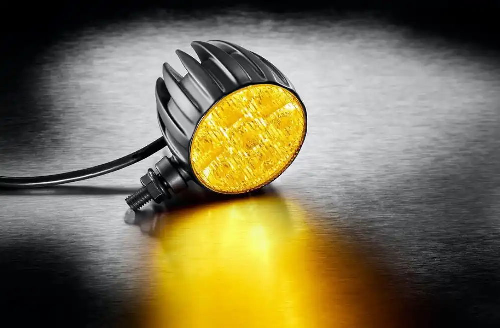 Meilleur Prix Kellermann Feu diurne avec feu de position et clignotant, Dayron, alu, LED, avant, 12 V, noir mat