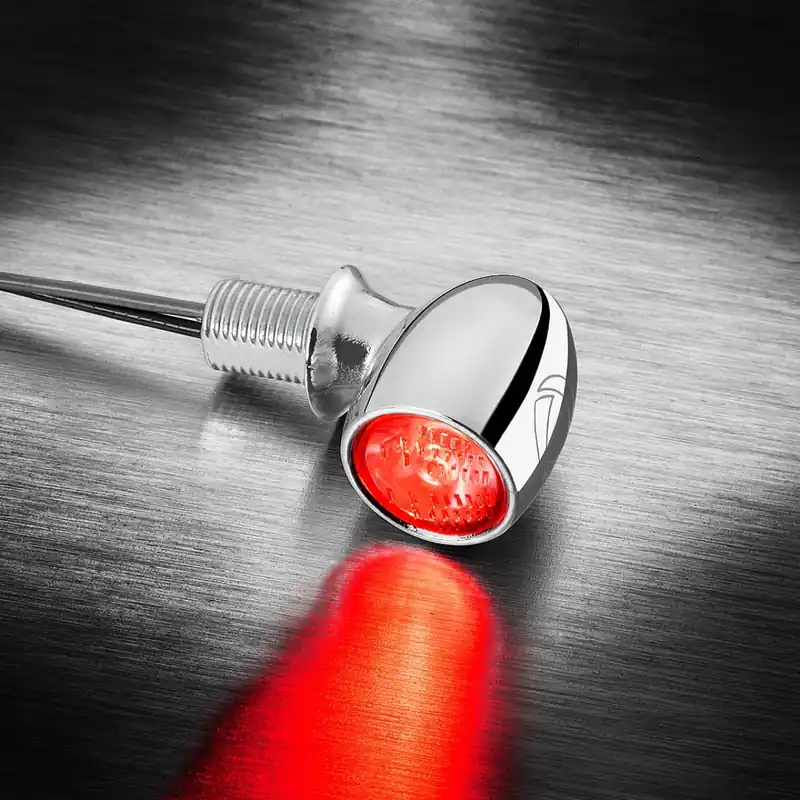 Kellermann Feu arrière et feu stop, Atto RB vm, acier, LED, HL/HR 12 V, chrome brillant Vente Flash