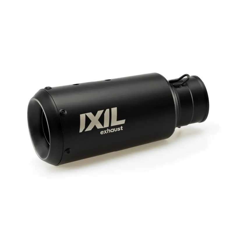 Système complet IXIL RB Honda CB 125 R, acier inoxydable noir, homologué E, avec cat, Euro4 Nouveauté