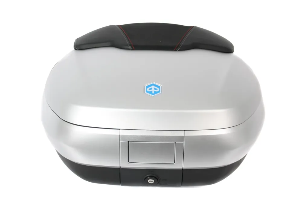 Top Case 50 l, (H4_gris mat 760/B) incl. coussin dorsal pour Piaggio MP3 500 Sport Advance HPE Solde