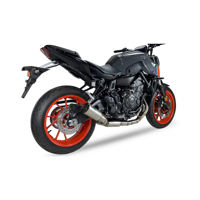 Système complet IXIL RB pour Yamaha Tracer 700, acier inoxydable, homologué E, Euro5 Noir Populaire