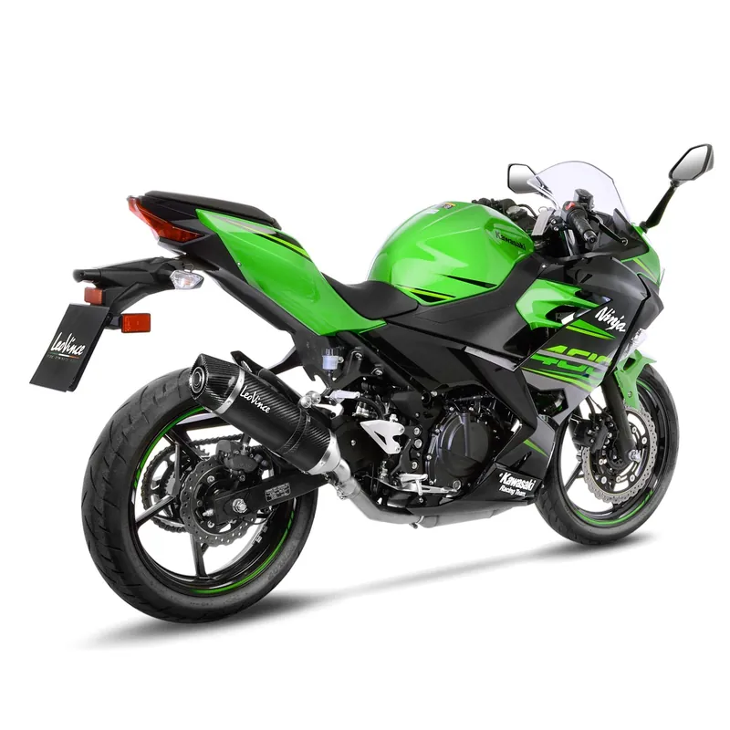 Système d&rsquo;échappement LeoVince LV One Evo pour Kawasaki Ninja 400 /Z 400, carbone, slip on, E-approbation Bon Plan