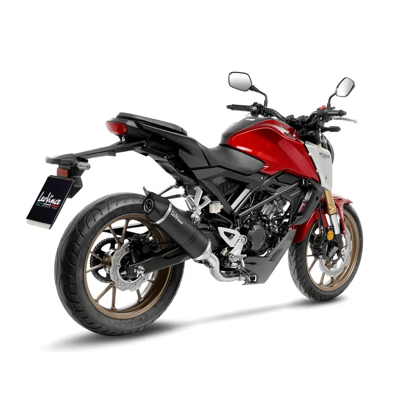Quantité Limitée Système complet LeoVince LV One Evo pour Honda CB 125 R Neo Sports Cafe, carbone, expertise électronique