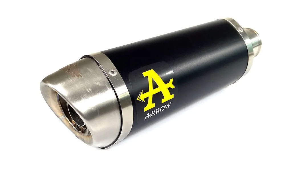 Prix Choc ARROW pot d&rsquo;échappement DARK THUNDER aluminium noir pour Yamaha MT-07 (21-)