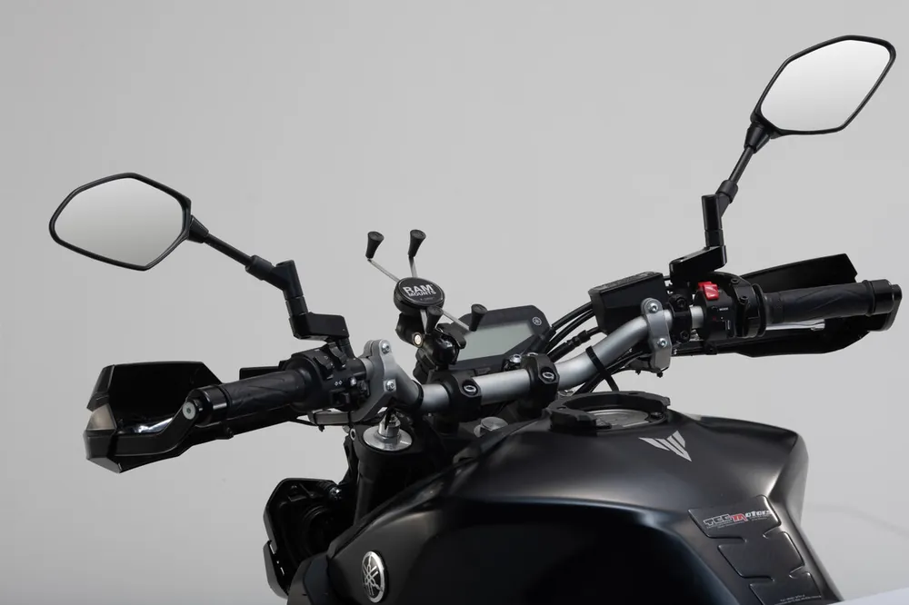 Acheter En Ligne SW-Motech Kit de support Navi X-Grip pour grands smartphones pour Honda VFR 1200 X Crosstourer – SW Motech