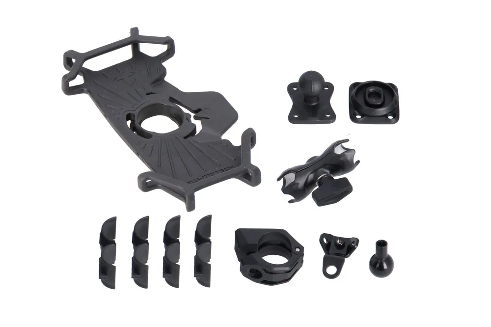 Achat Immédiat SW-Motech Support Navi Kit T-Lock avec support Smartphone grand pour Suzuki V-Strom 800 DE – SW Motech
