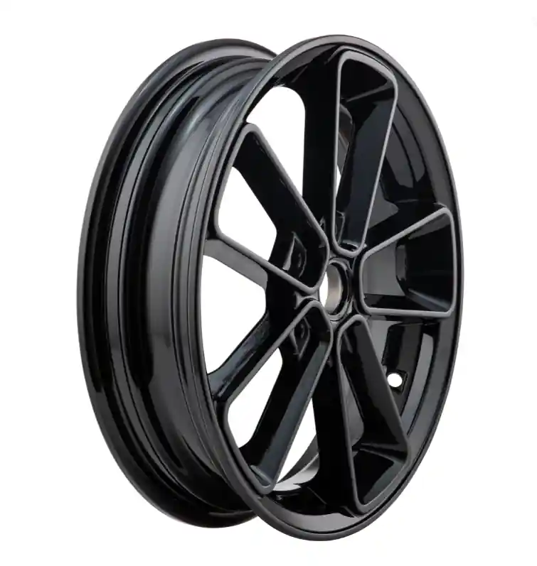 Jante avant/arrière 13&Prime; pour Vespa GTS/GTS Super/GTV/GT 60/GT/GT L 125-300cc, noir brillant Promotion