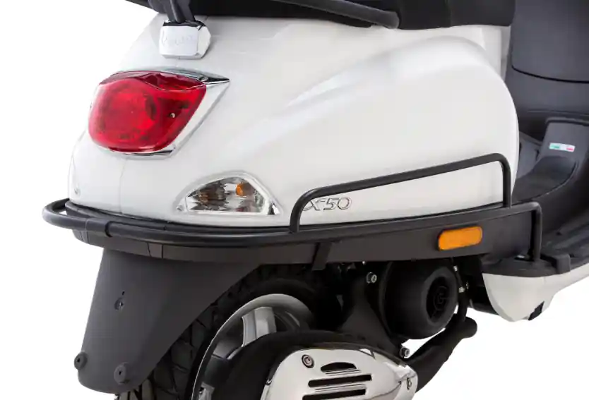 Populaire Arceau de protection latéral pour Vespa LX/LXV/S 50-150ccm, noir