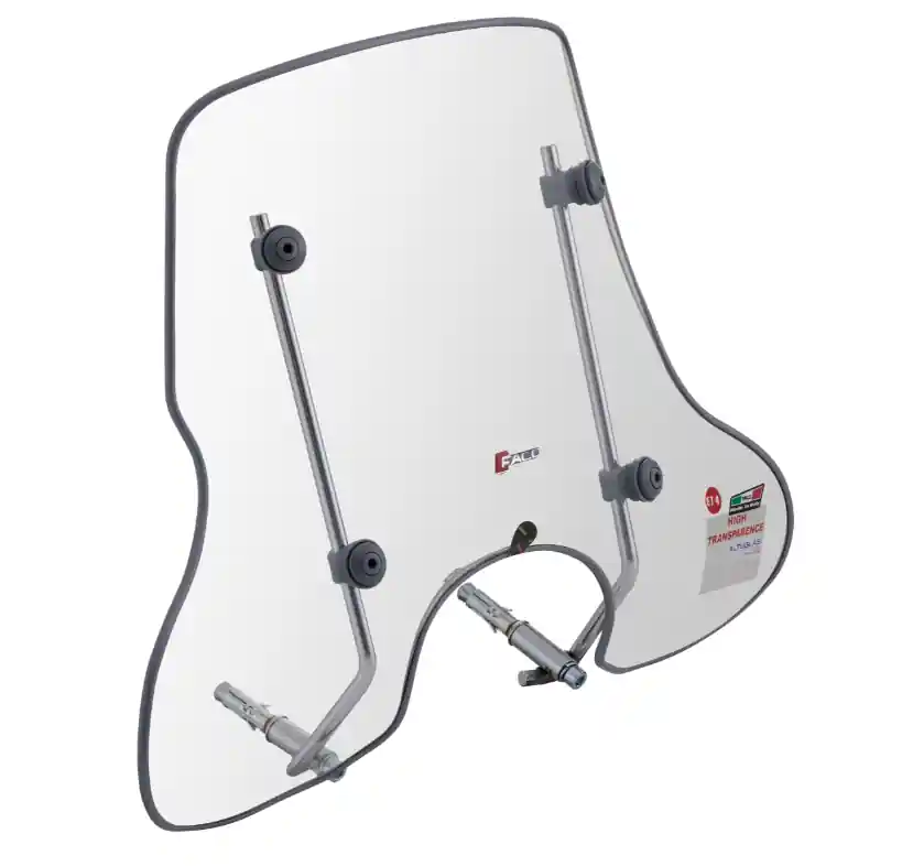 Nouveauté Pare-brise FACO 4 saisons pour Vespa ET2/ET4 50-150ccm, clair