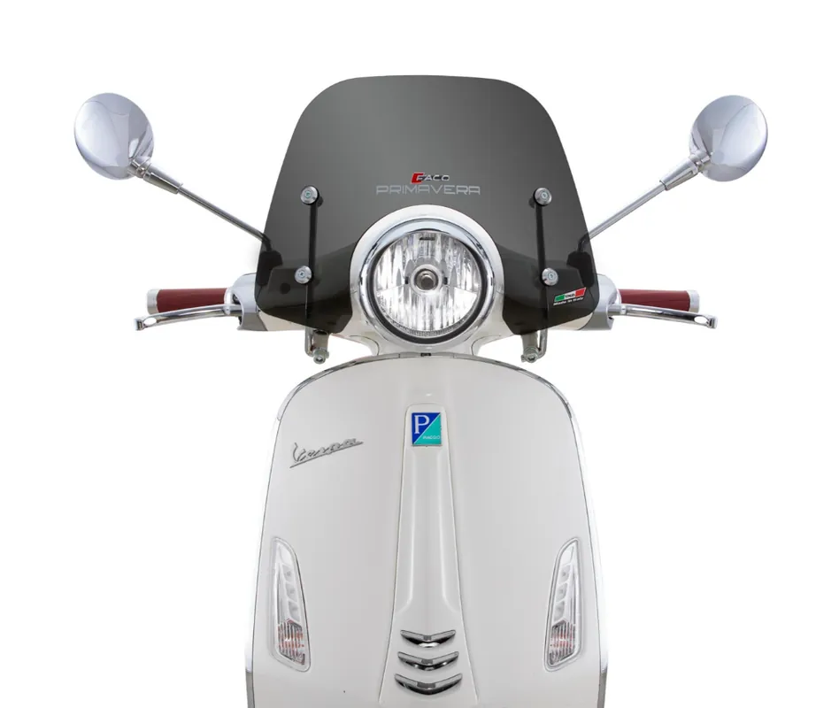 Flyscreen FACO pour Vespa Primavera /Elettrica 50-125ccm 2T/4T, teinté Affaire À Saisir