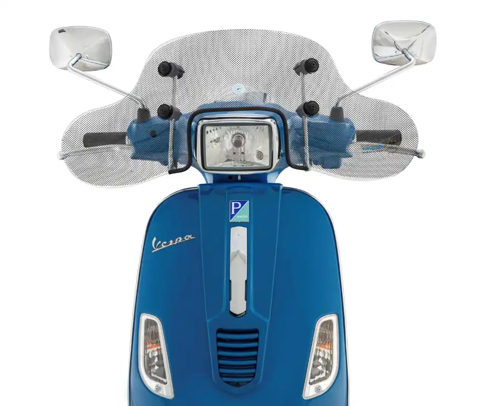 Flyscreen CUPPINI pour Vespa S 50-150ccm, noir/caro Nouvel Arrivage