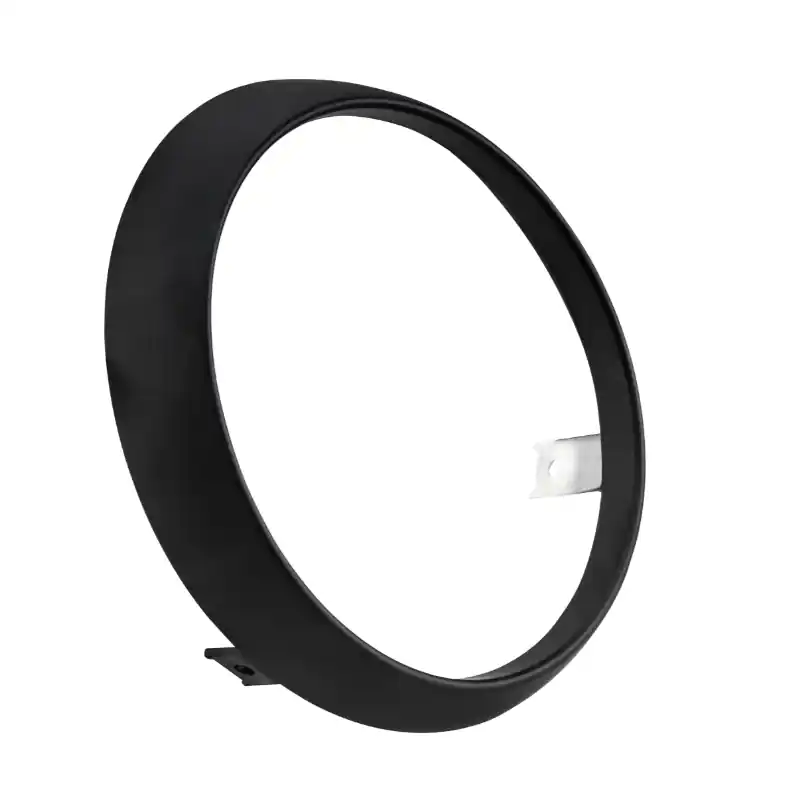 Anneau de lampe pour Vespa Primavera /Elettrica 50-150ccm 2T/4T, noir mat Remise