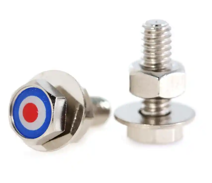 Vis de plaque d&rsquo;immatriculation/support « SIP TARGET » pour Vespa, hexagonale, M6x20 mm Prix Bas