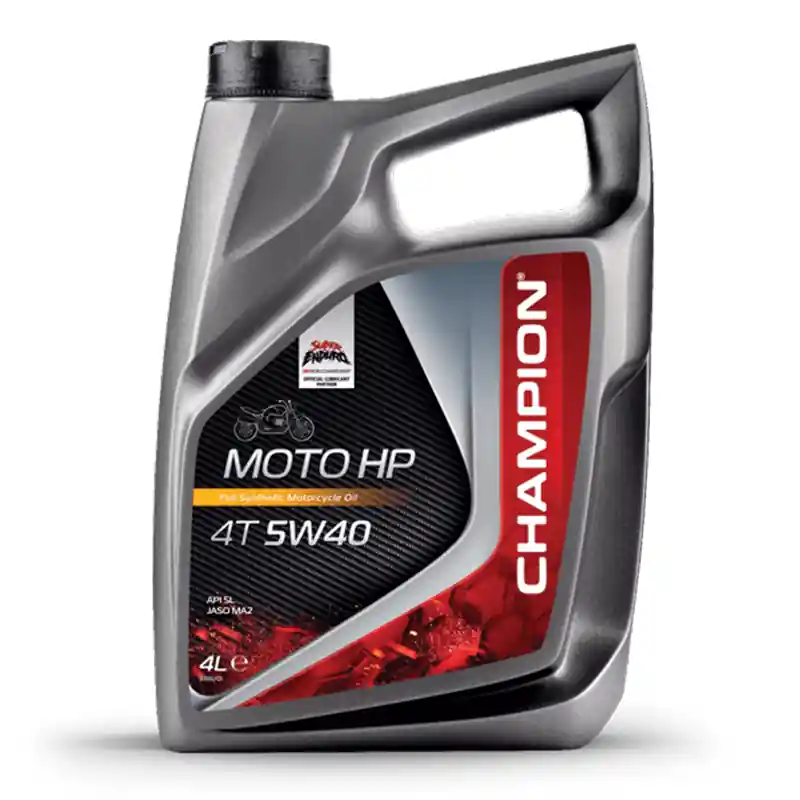 CHAMPION® Moto HP 4T 5W-40 Huile moteur – 4 litres Paiement Sécurisé