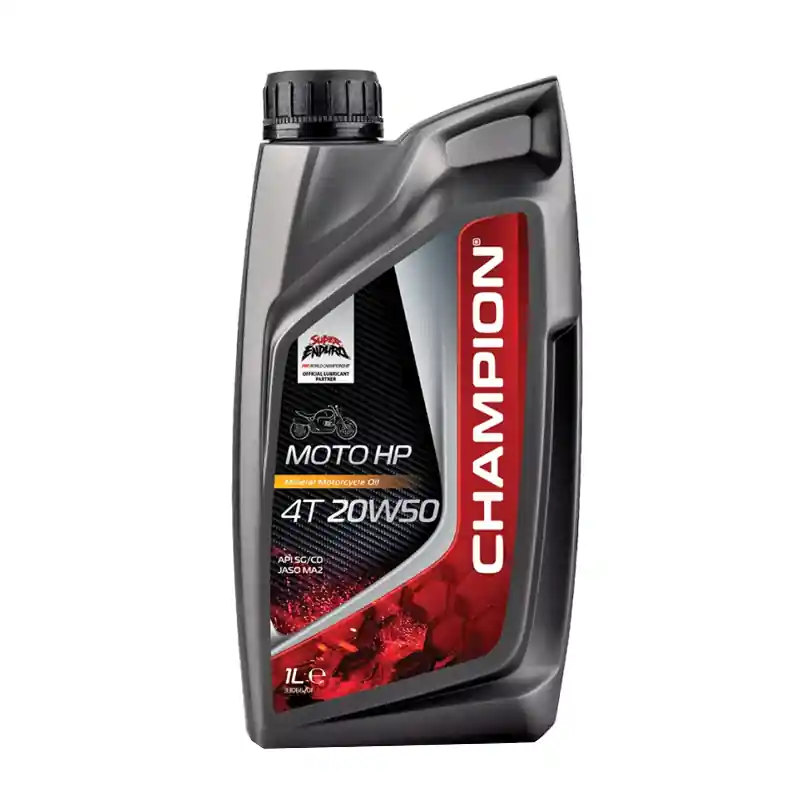 Marque CHAMPION® Moto HP 4T 20W-50 Huile moteur – 1 litre
