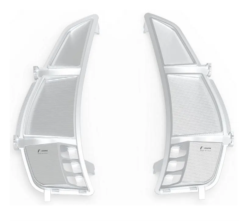 Grille d&rsquo;aération RIZOMA compartiment à bagages pour Vespa GTS/GTS Super/GTV 125-300ccm (`23-), argenté Affaire À Saisir