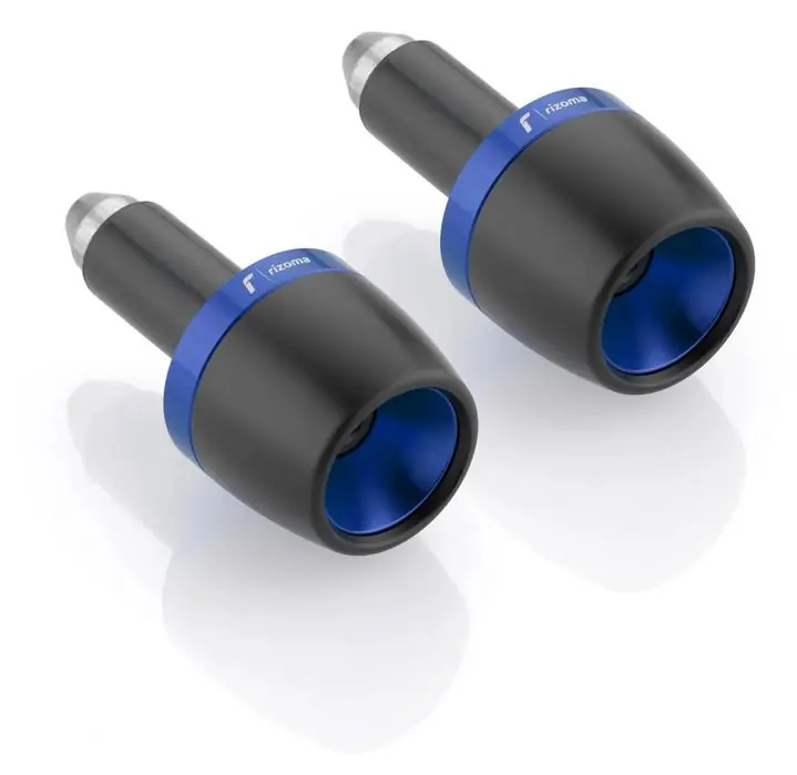 Poids de guidon RIZOMA gauche & droite pour Vespa, anodisé bleu Meilleur Choix