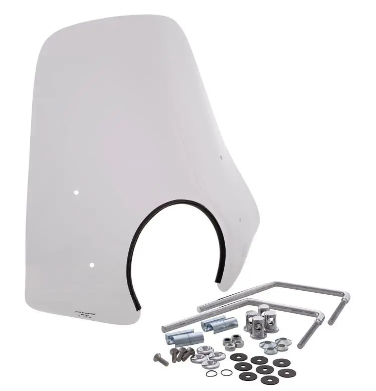 Paiement Sécurisé Pare-brise ERMAX Sportivo pour Vespa Primavera /Elettrica, clair