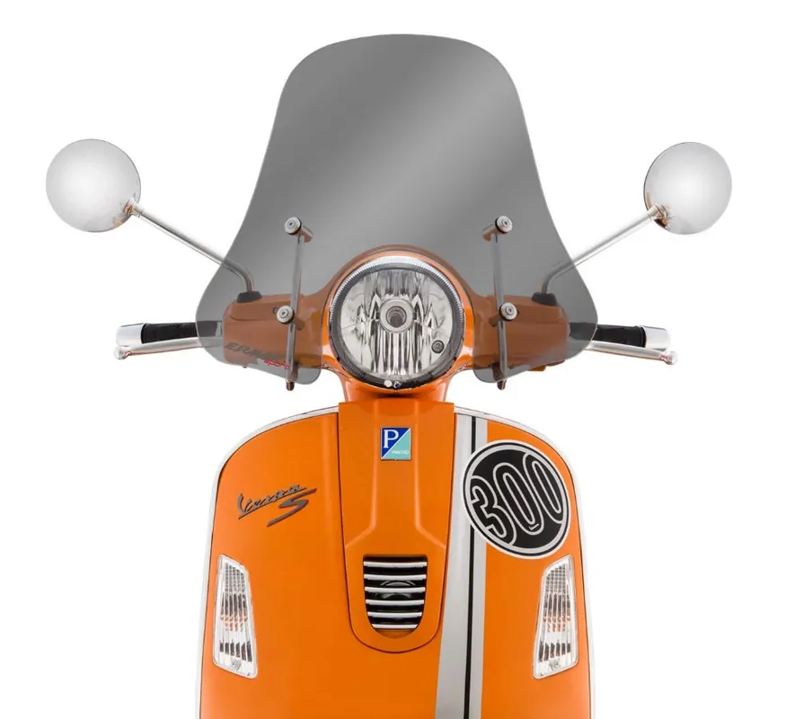 Pare-brise ERMAX Sportivo pour Vespa GTS/GTS Super/GT/GT L (-`22), teinté Nouvelle Collection