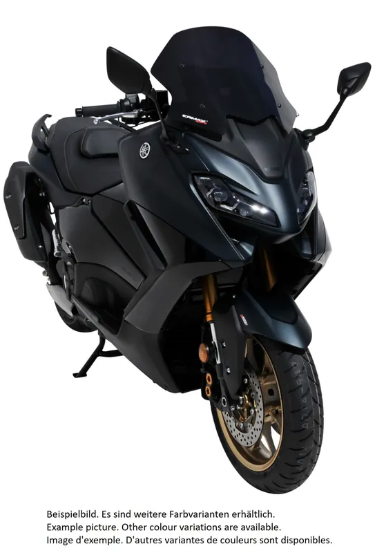 Pare-brise ERMAX Sport H 405 mm pour Yamaha T-MAX 560, gris mat Usine Directe
