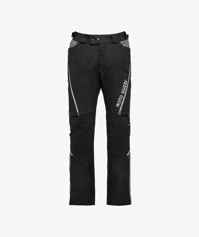 Pantalon Moto Guzzi « Adventure Touring » vert incl. protections S Nouvel Arrivage