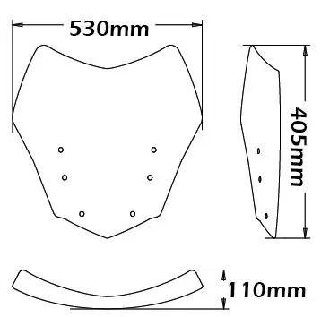 Saute-vent bas Sport pour BMW K 1600 GT /GTL (10-22), fumé clair Achetez Aujourd&rsquo;hui