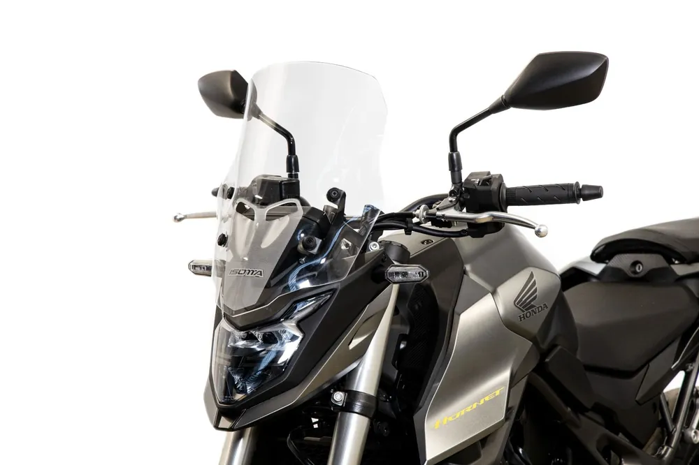 Pare-brise de hauteur moyenne pour Honda CB 750 Hornet (23-24), clair Certifié