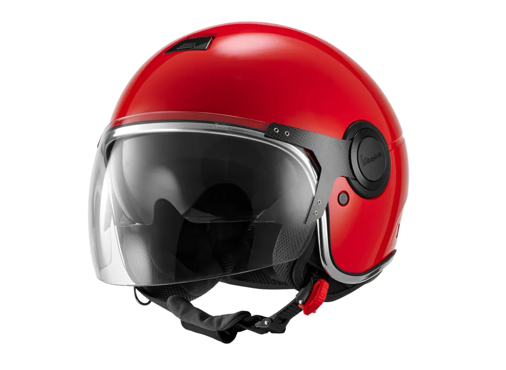 Jusqu&rsquo;à Épuisement Des Stocks Vespa casque jet, Vespa Argentario, rouge XS
