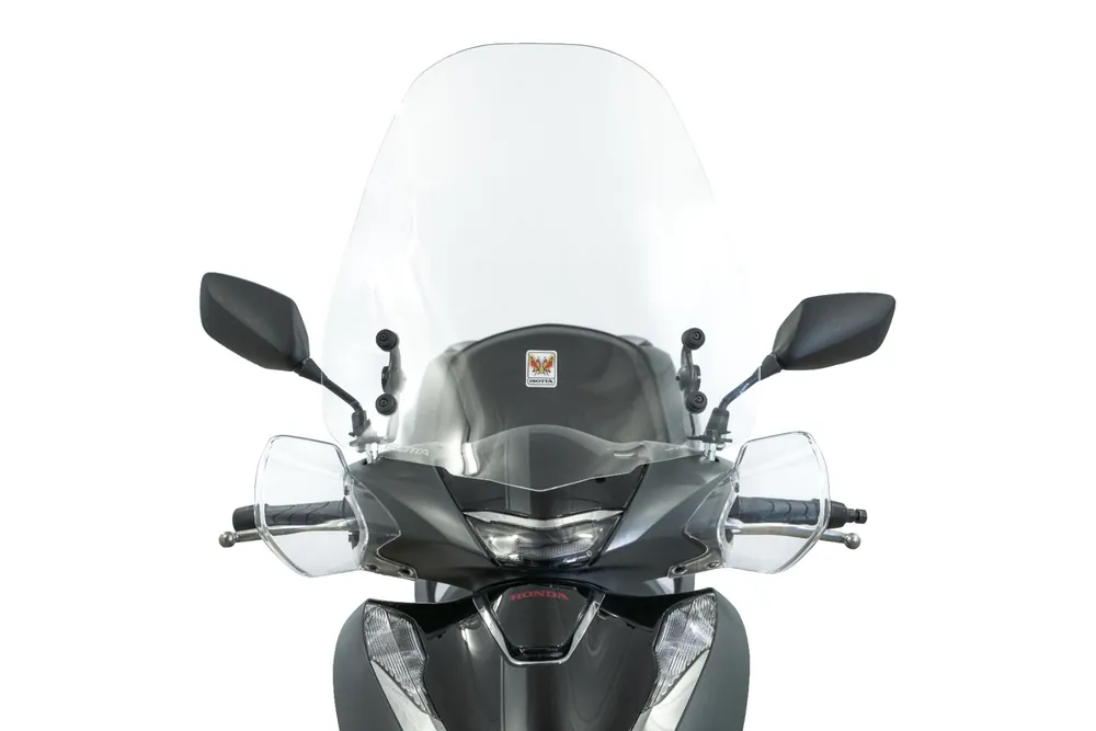 Paiement Sécurisé Pare-brise de hauteur moyenne clair pour Honda SH 125i / 150i / SH 350i (20-24)