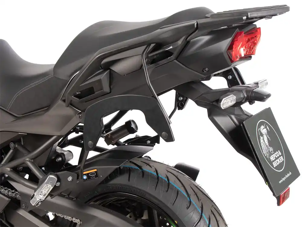 Affaire À Saisir Support latéral C-Bow noir pour Kawasaki Versys 1100 /SE (25-) Hepco & Becker