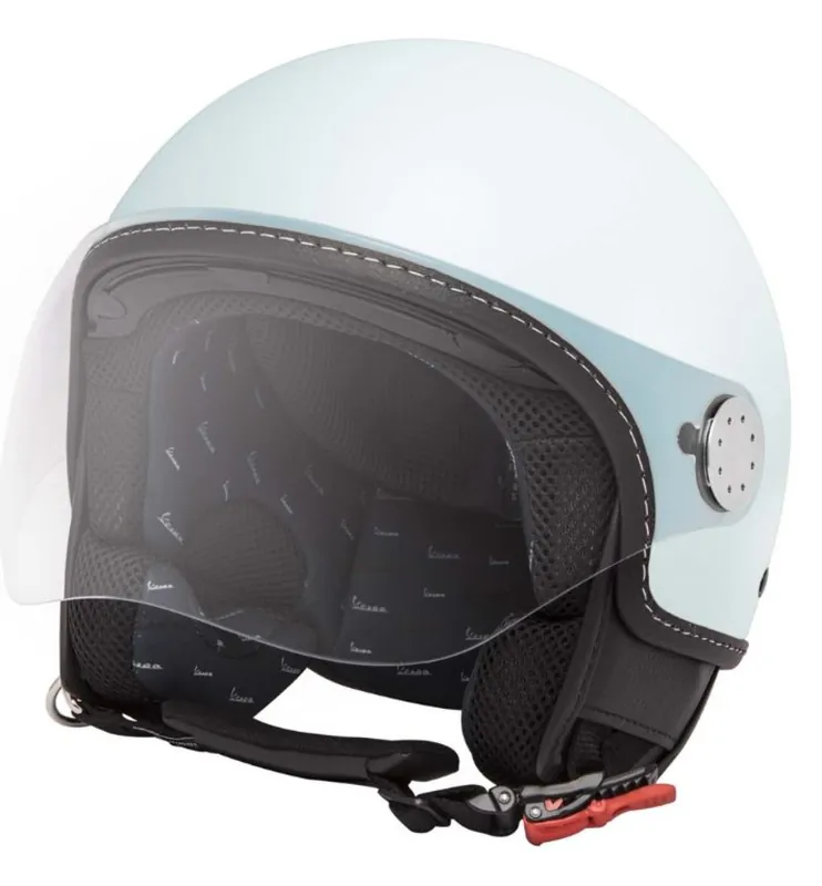 Commande En Gros Vespa casque jet, Vespa Visor LangHe, latte menta (350/A) XS