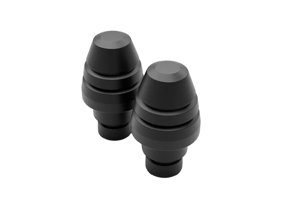 Poids d&rsquo;extrémité du guidon noir en aluminium pour Aprilia RSV4 / Tuono V4 1100 (25-) Haute Qualité