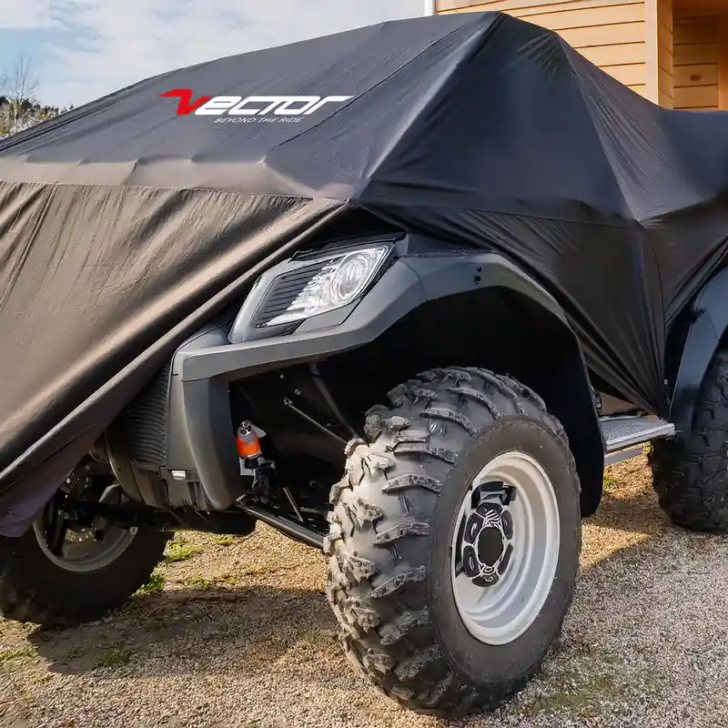 VECTOR Bâche extérieure pour ATV/Quads – Noir – M Meilleur Choix