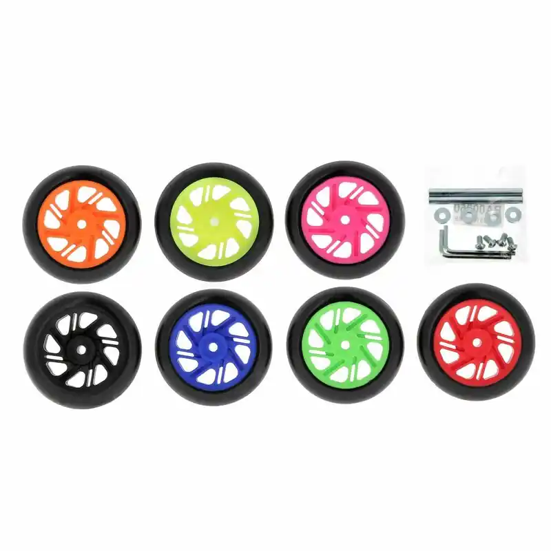 VECTOR Roues Ø 110 mm pour support de roue avant Sous fourche Fixe – Orange (2 pcs.) Usine Directe