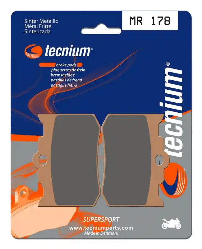 Paiement Sécurisé Tecnium Street Performance Sintermetall Bremsbeläge - MR178